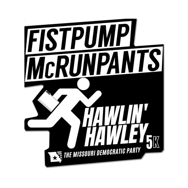 Fistpump McRunpants Sticker