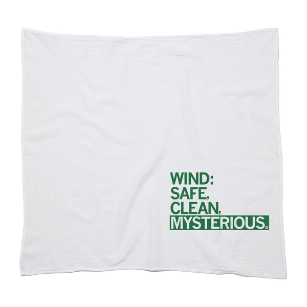 Wind: Safe. Clean. Mysterious Kitchen Towel