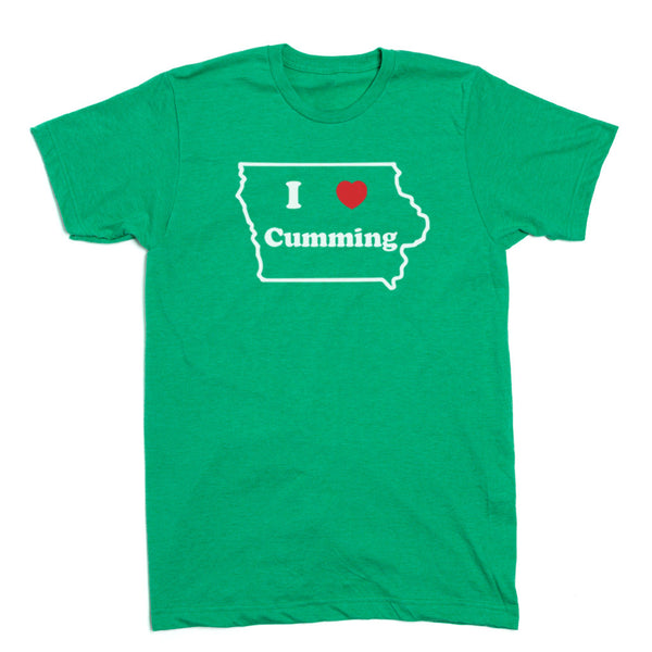 I Heart Cumming 2-Color Shirt
