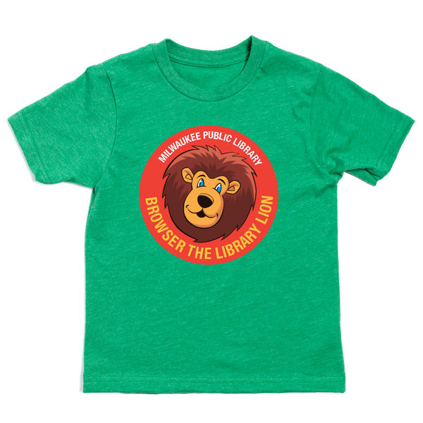 Browser the Library Lion Kids Shirt