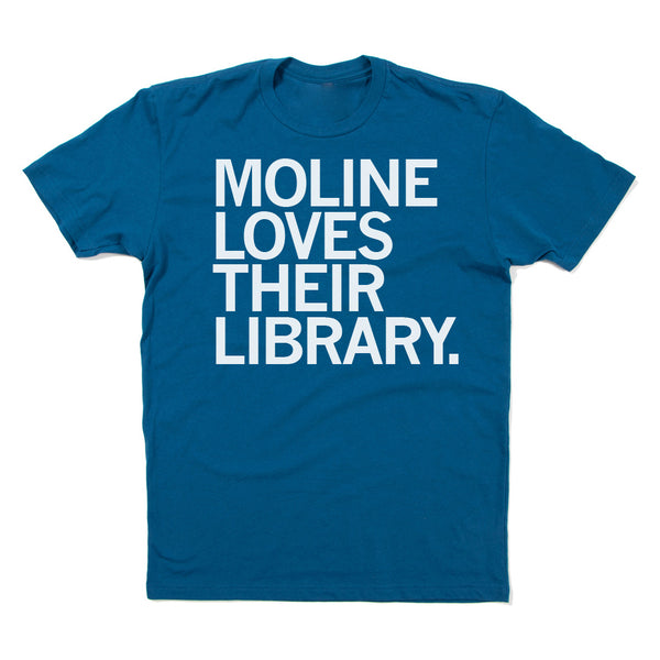 Moline Loves Their Library Shirt