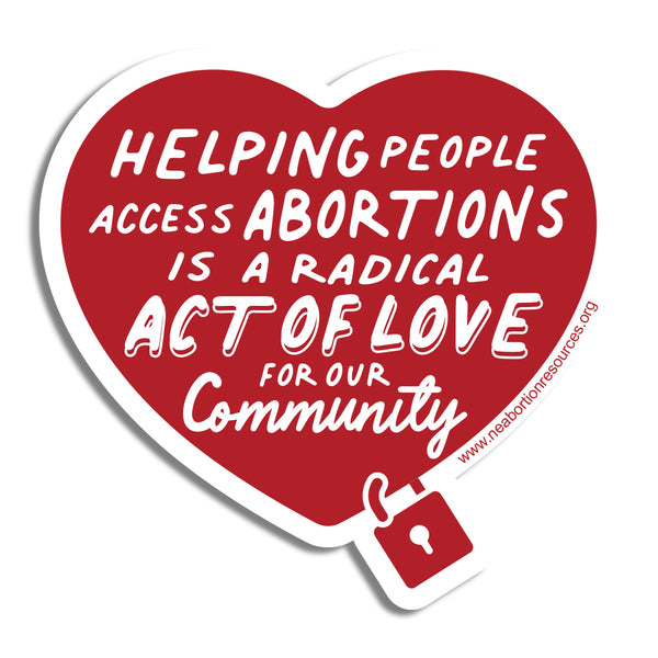 Radical Act of Love Die-Cut Sticker