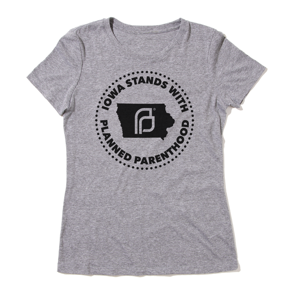 PPAI: Iowa Stands With Planned Parenthood Shirt - Black Ink