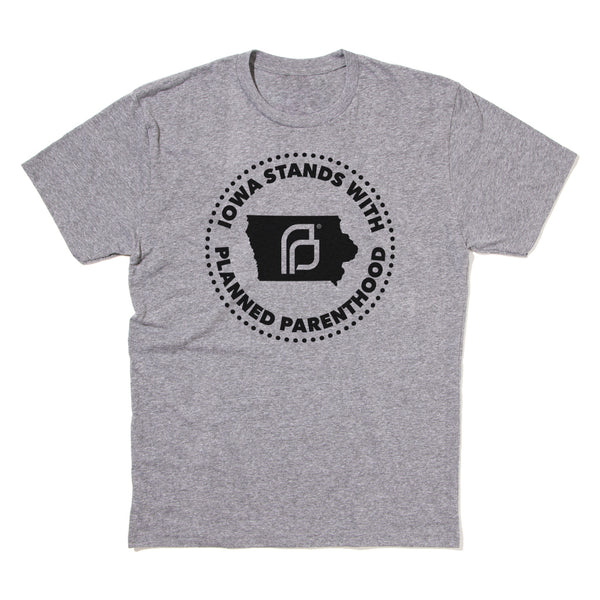 PPAI: Iowa Stands With Planned Parenthood Shirt - Black Ink