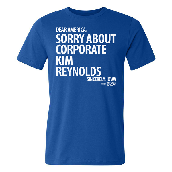 Dear America Sorry About Kim Reynolds Shirt