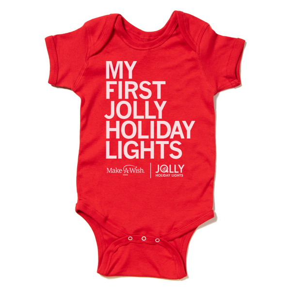 My First Jolly Holiday Lights Onesie