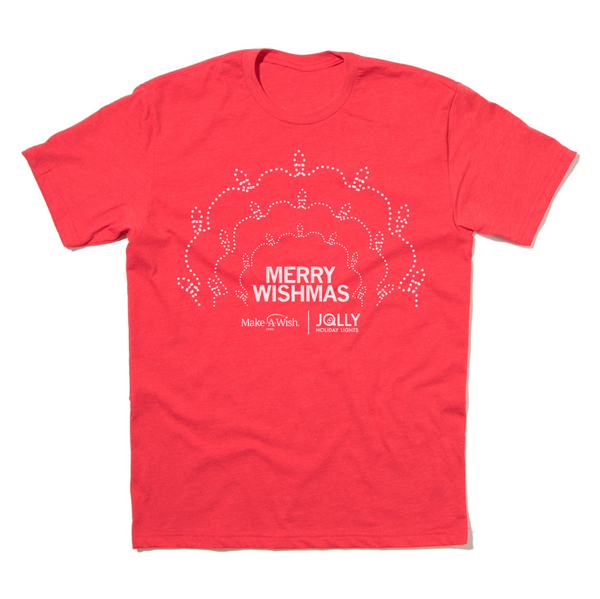 Merry Wishmas Lights Shirt - Red