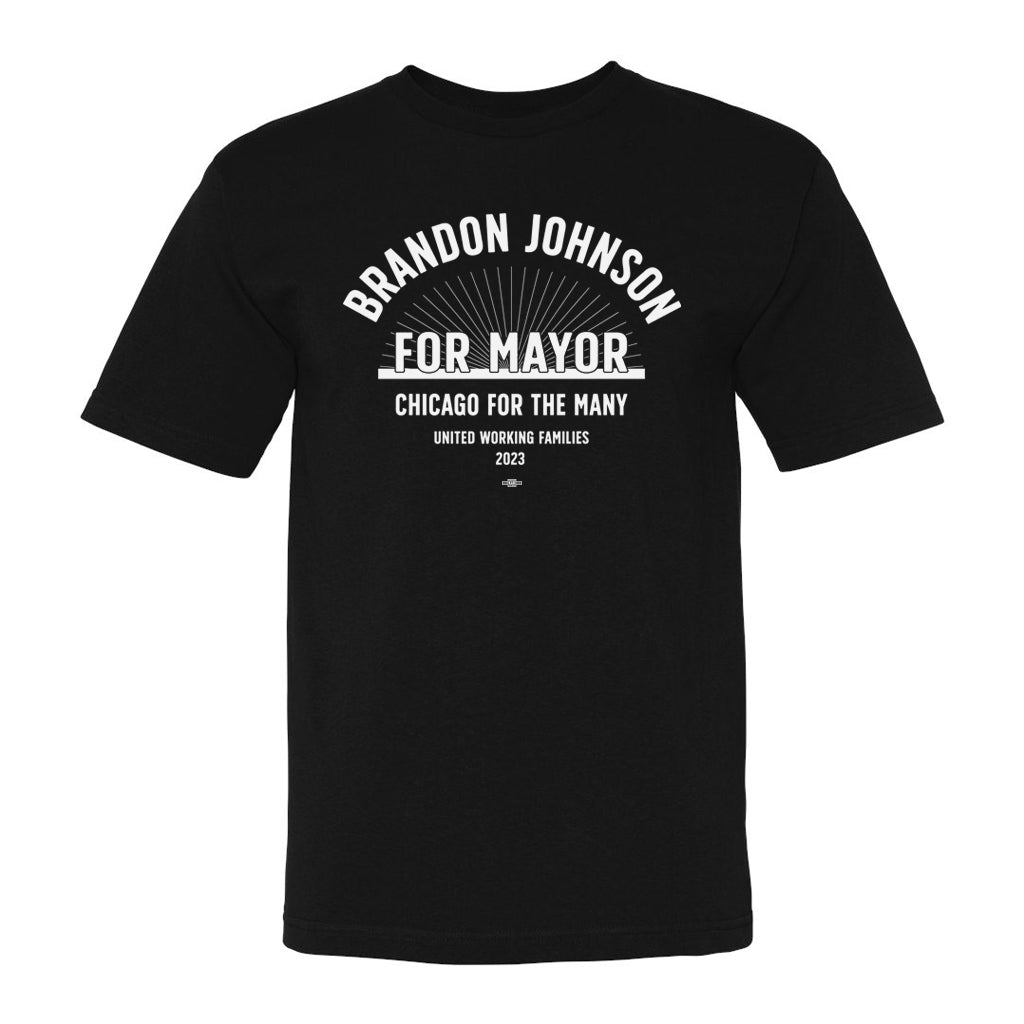 Brandon Johnson For Mayor Shirt Raygun Custom