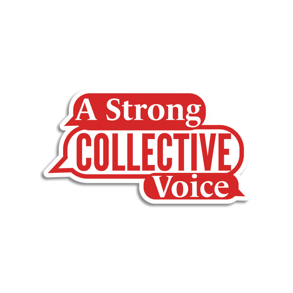A Strong Collective Voice Sticker