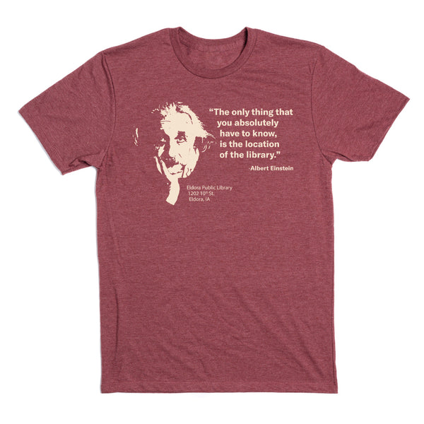 Einstein Location of the Library Shirt