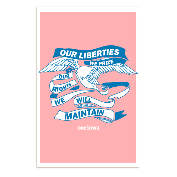 Our Liberties We Prize Poster